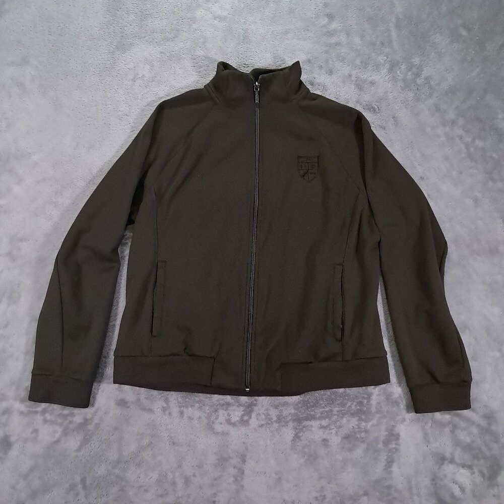 Lauren Active Ralph Lauren Jacket Women Large Full Zip Lightweight Dark Green